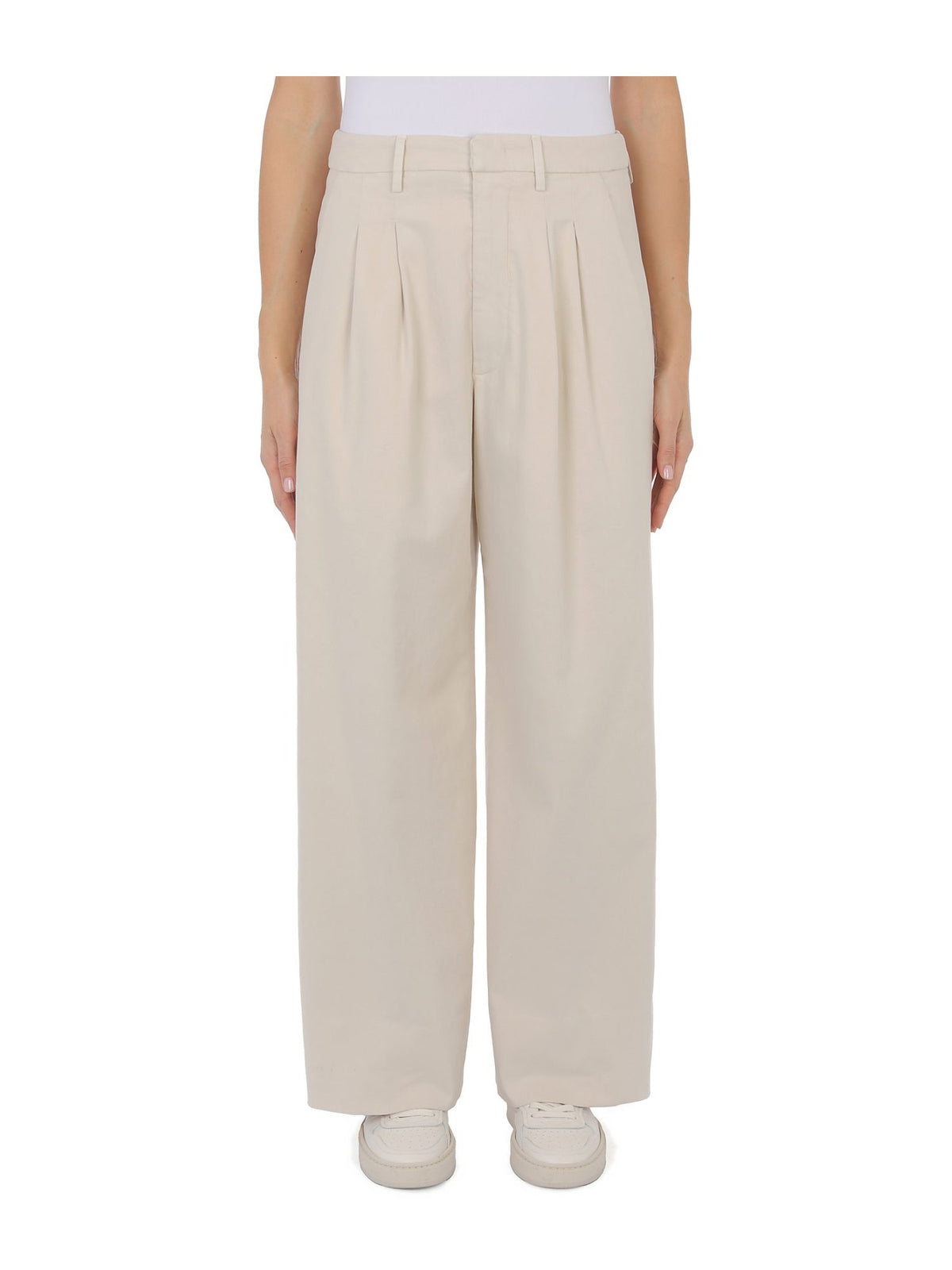 Pantalone Wide Leg con Pince