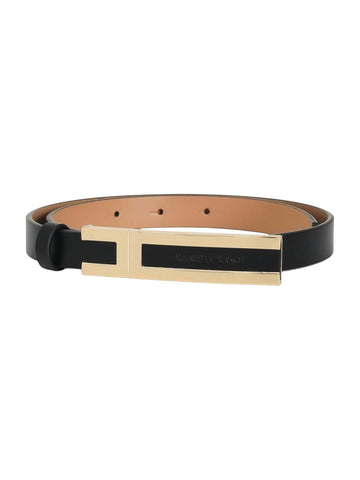 Elisabetta Franchi Cintura con placca logo 1,5 cm