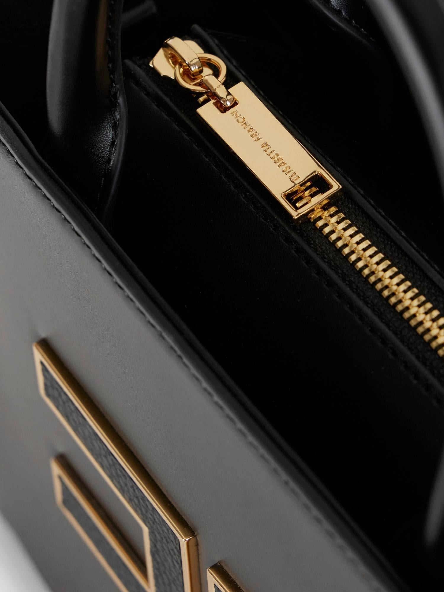 Elisabetta Franchi Borsa tote piccola con logo