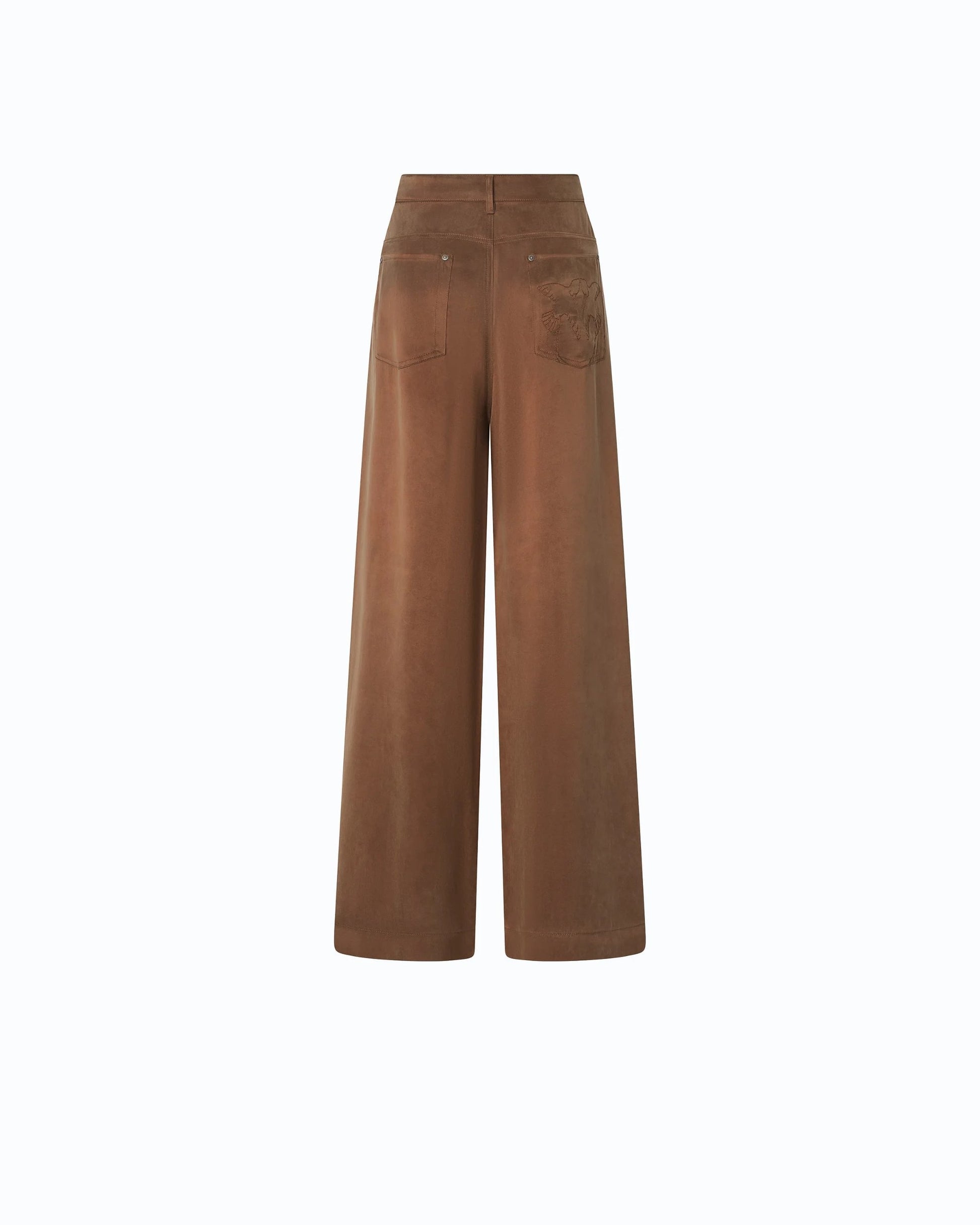 Pinko Pantalone Palazzo in Twill di Cupro e Viscosa donna