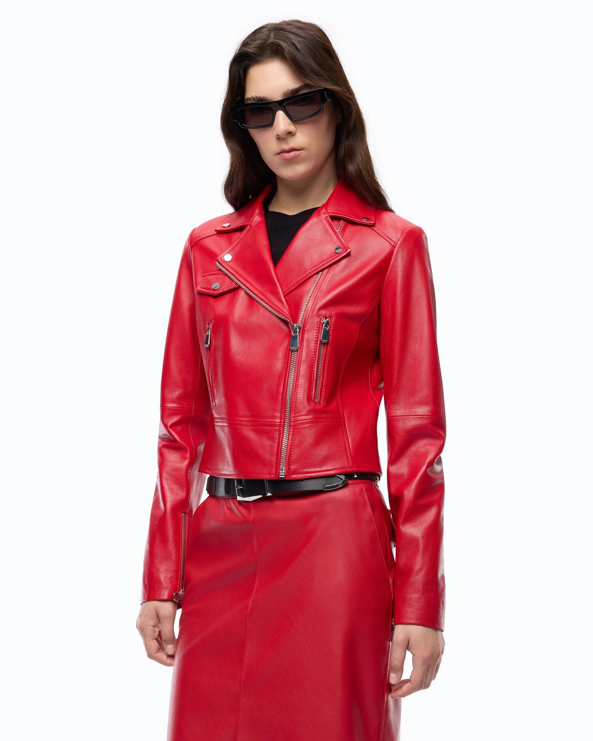 Pinko Chiodo in Morbida Nappa con Zip Decentrata donna