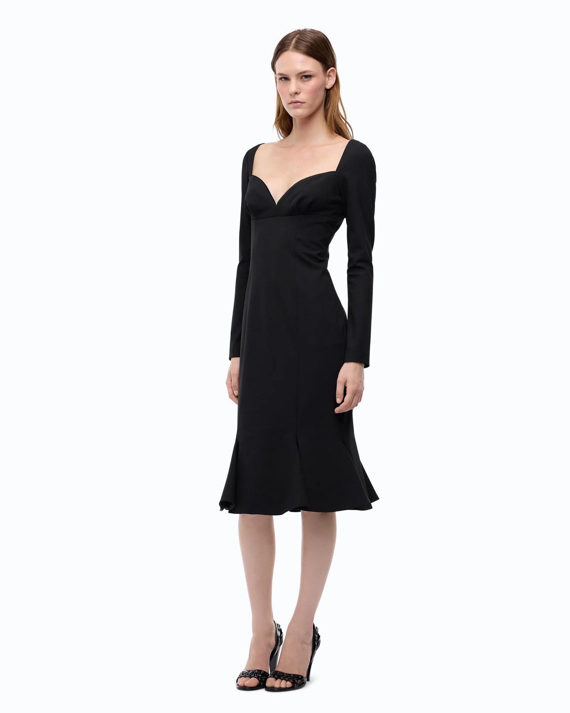 Pinko Abito Tubino Midi in Tessuto Tecnico donna
