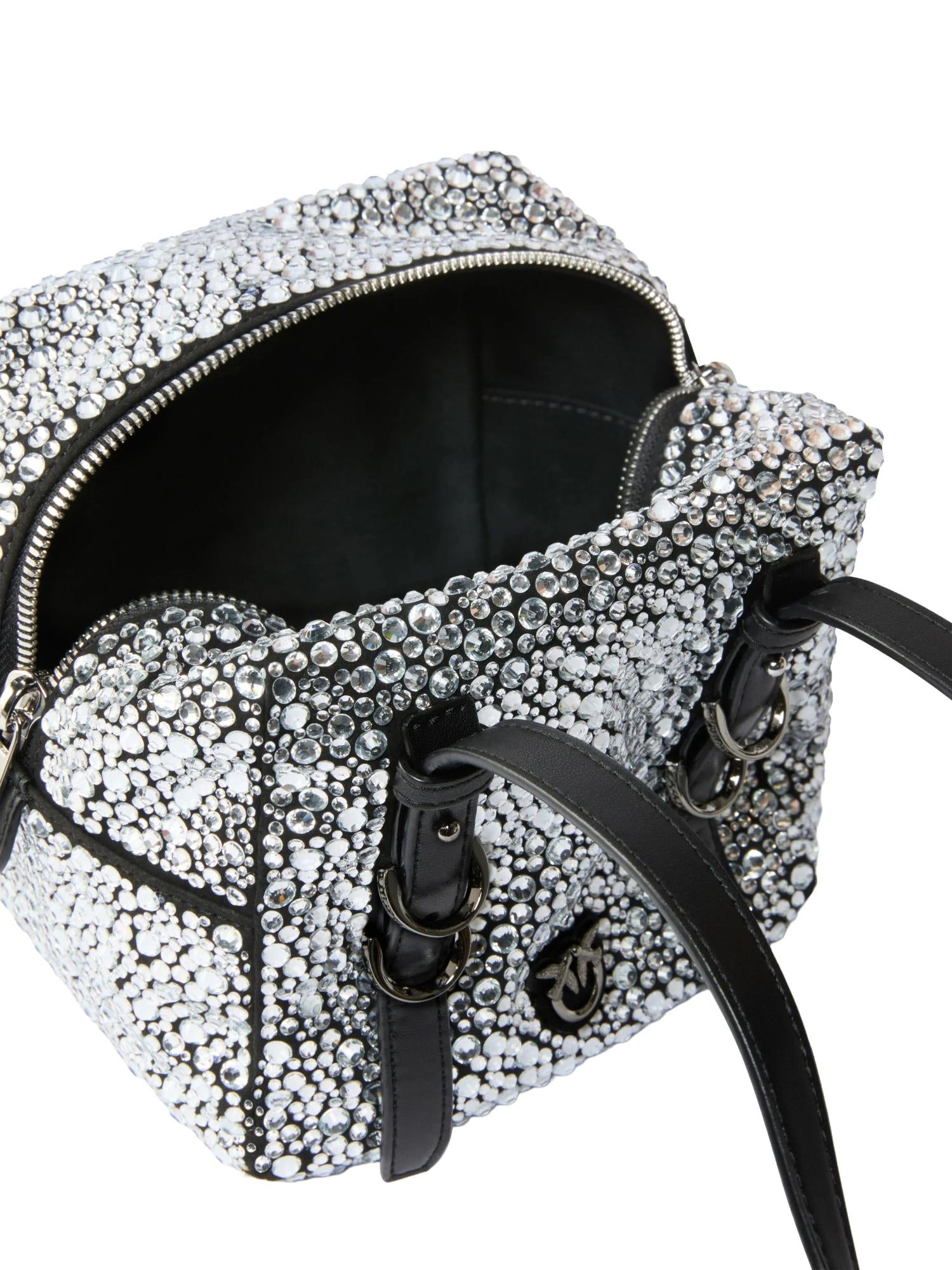 Pinko Borsa Cubic con strass