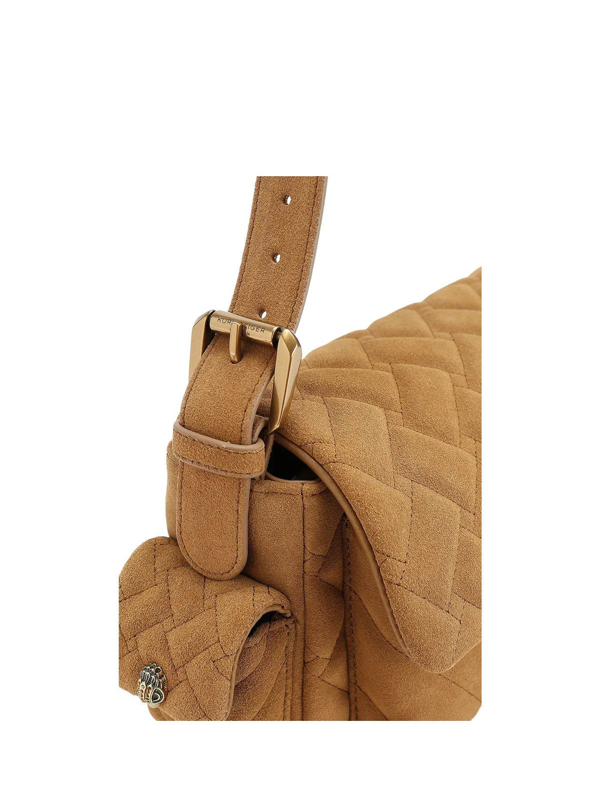 Borsa a tracolla kensington multitasche in pelle scamosciata
