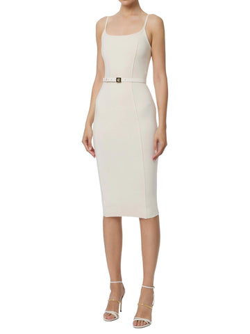 Elisabetta Franchi Abito in lana con cintura