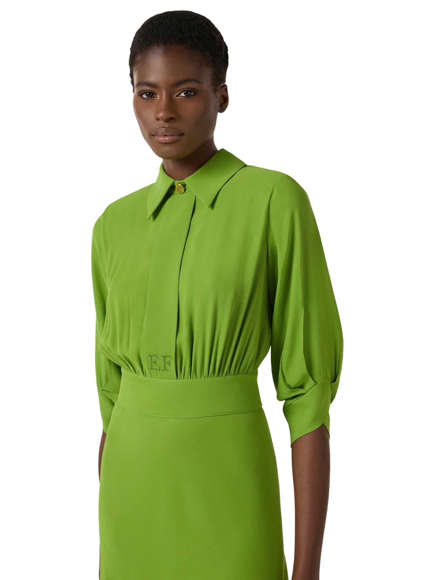 Elisabetta Franchi Abito con gonna a balze