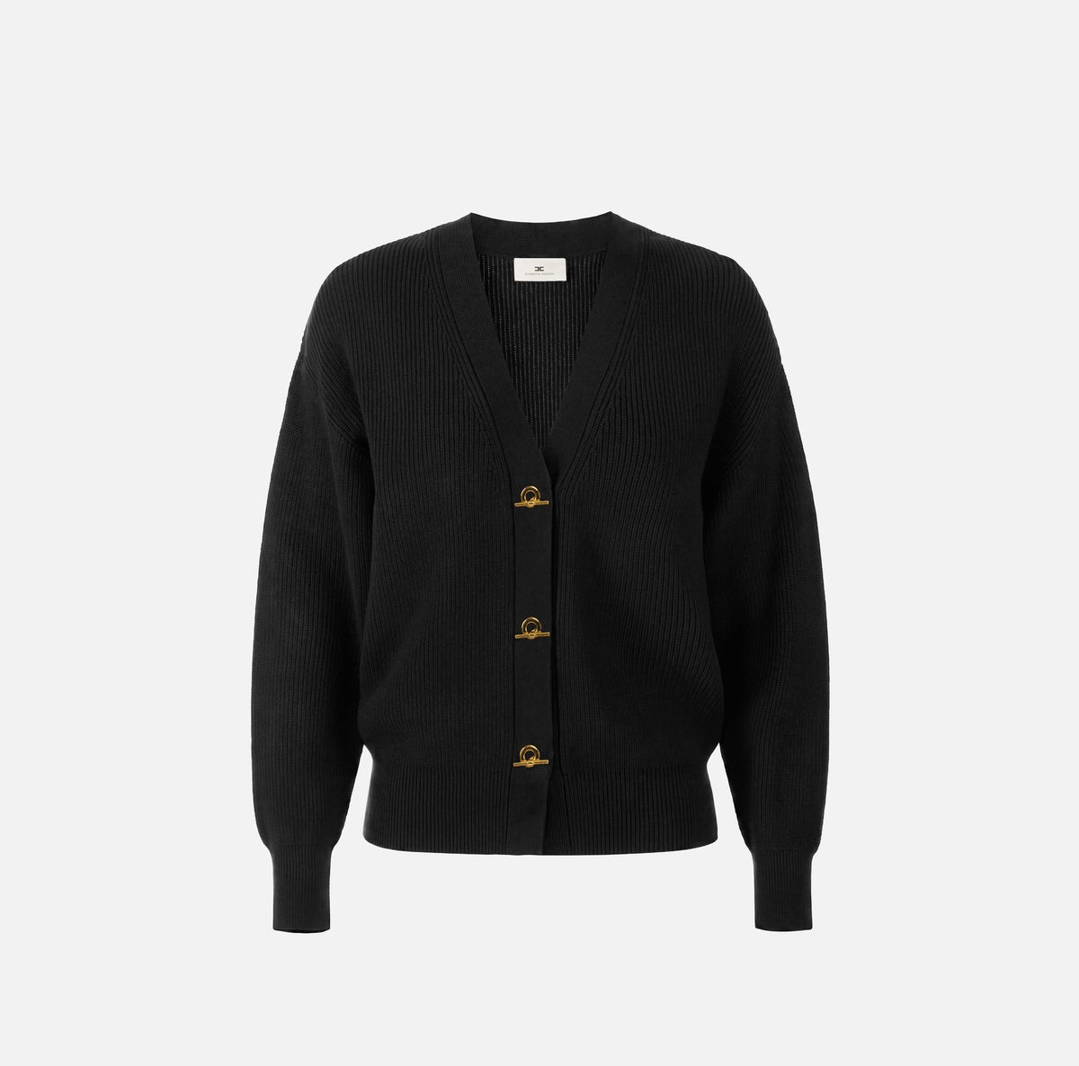 Cardigan in maglia con bottoni gioiello