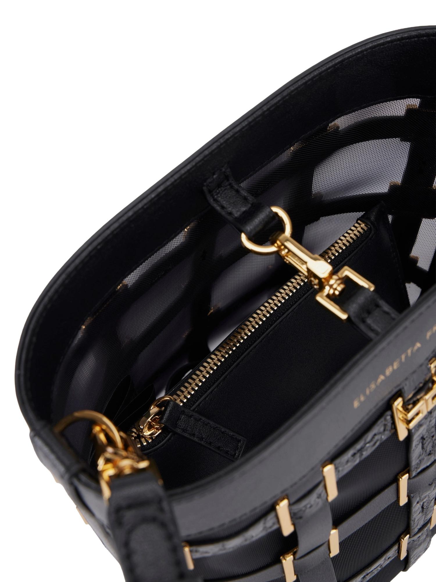 Elisabetta Franchi Borsa a secchiello in rete