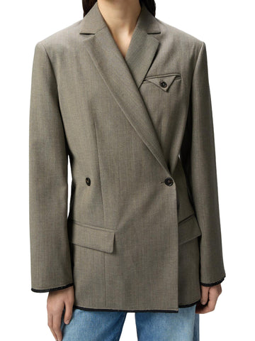 Pinko Giacca con chiusura asimmetrica Glycerine