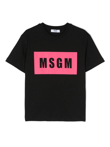 MSGM T-shirt con box logo