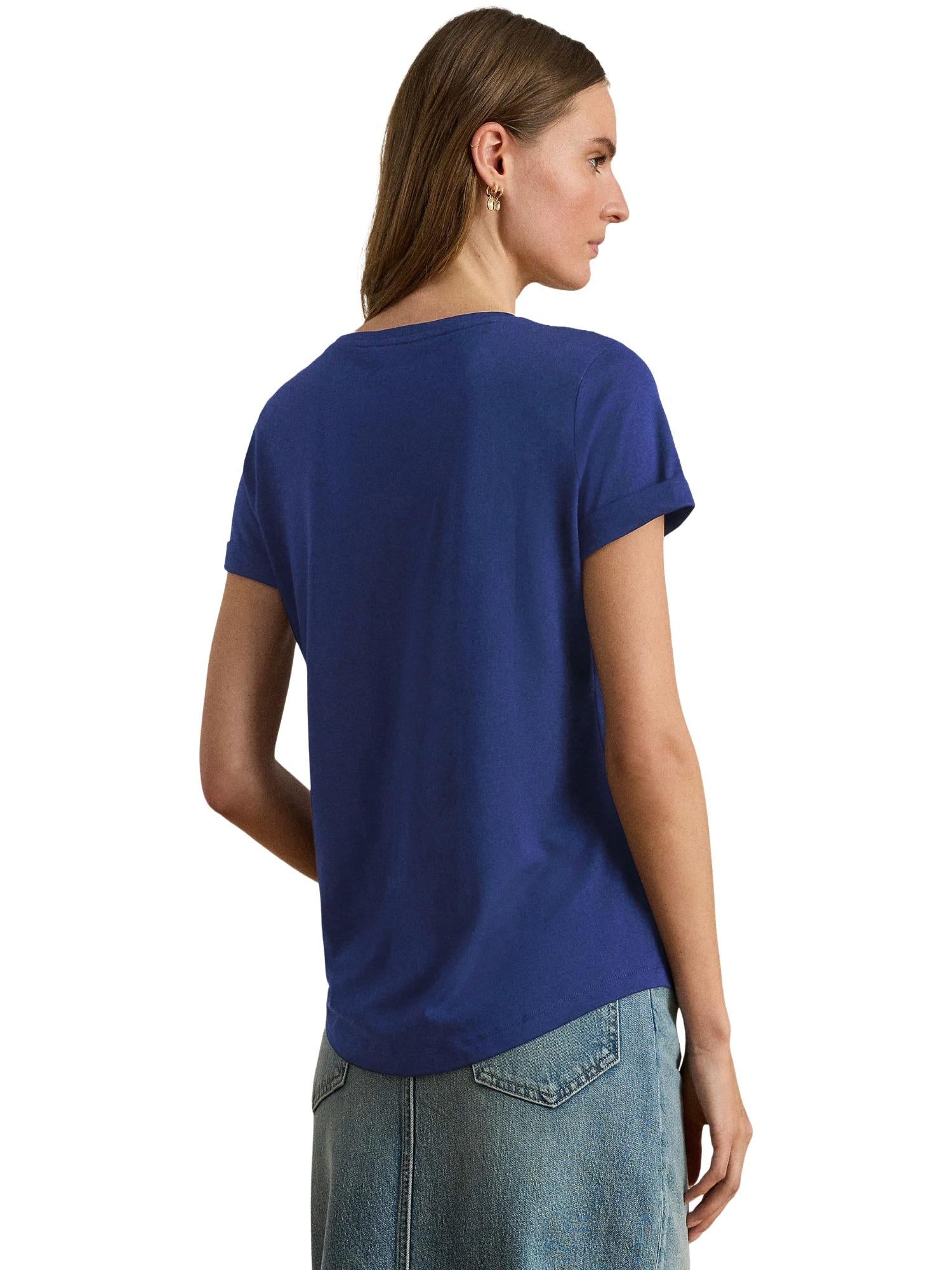 Lauren Ralph Lauren T-shirt con ricamo Hailly