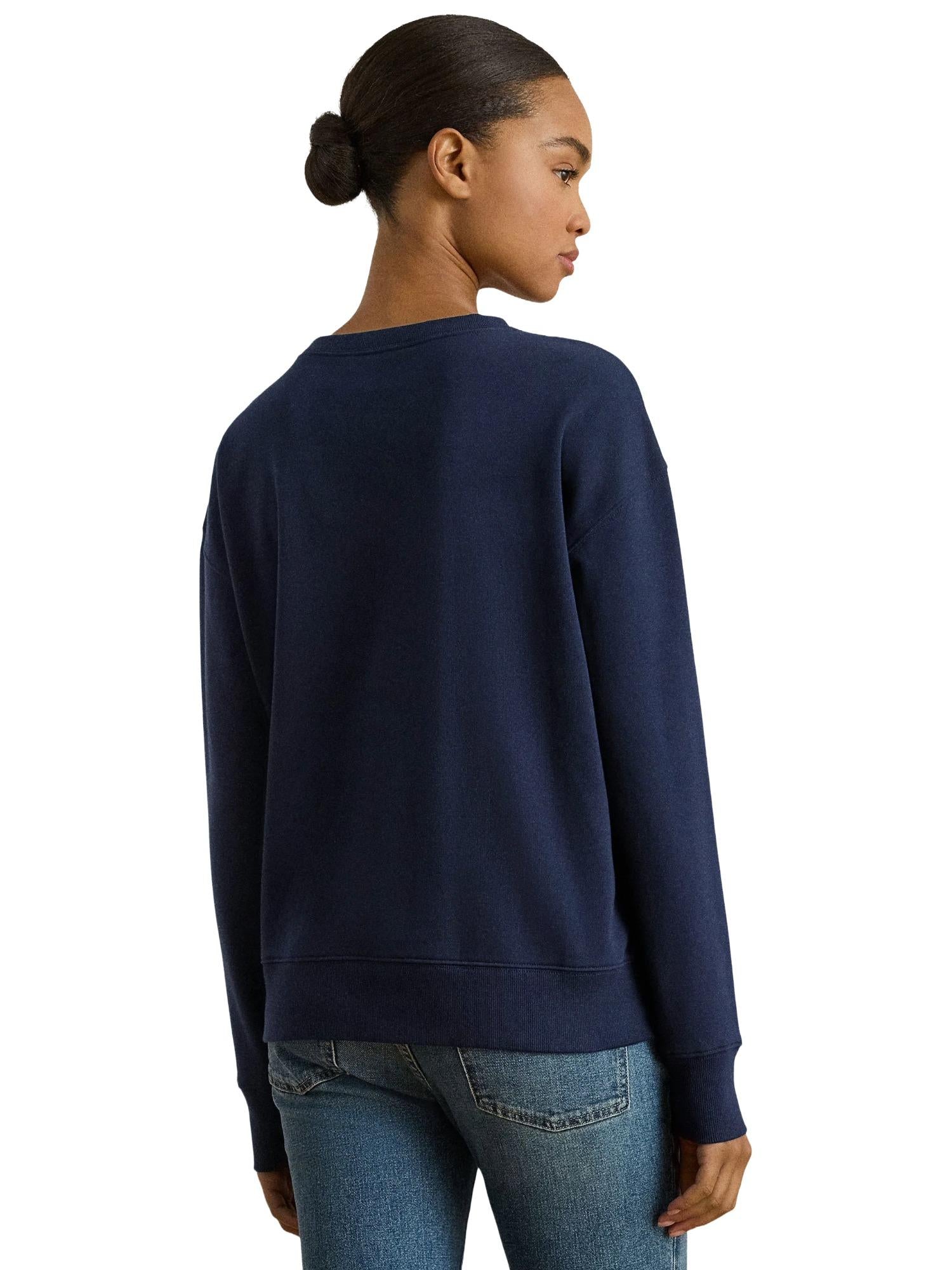 Lauren Ralph Lauren Felpa con logo ricamato Kappy