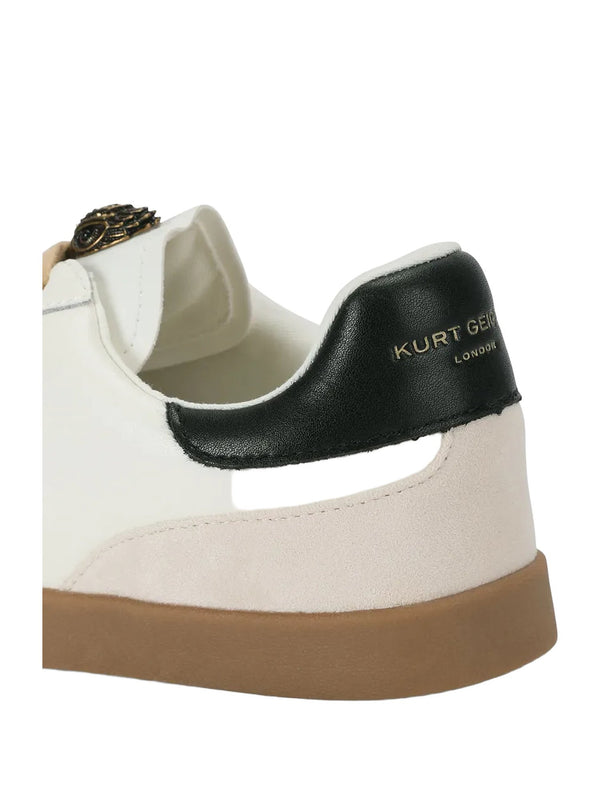 Sneaker barbican in pelle con dettaglio animalier