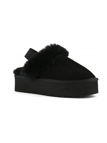 Colors of California Slipper platform in suede