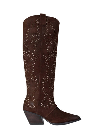Marc Ellis Stivali texani in suede