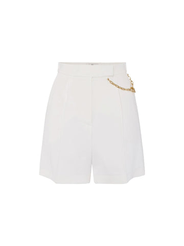 Elisabetta Franchi Shorts con catena gioiello