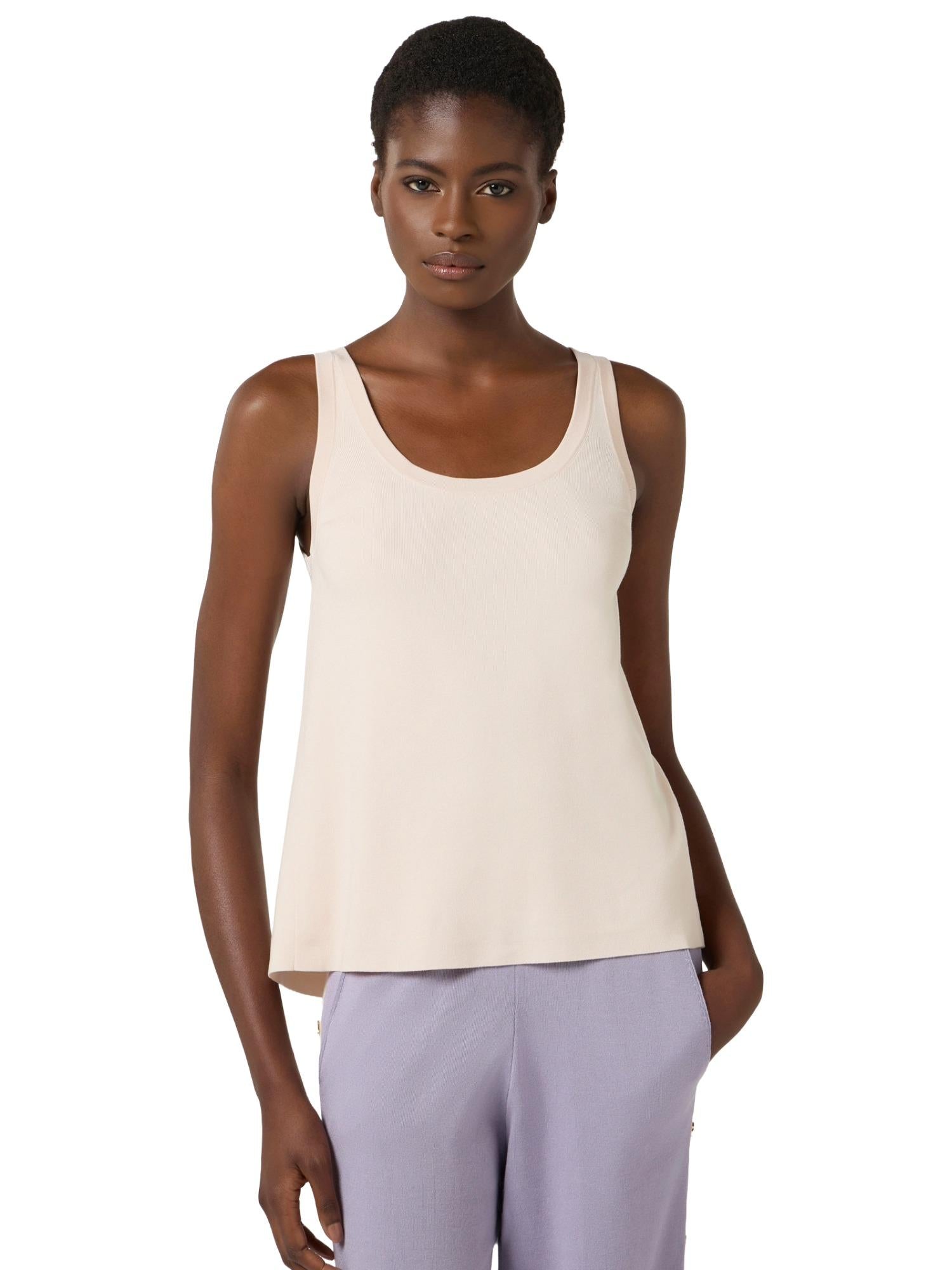 Elisabetta Franchi Canotta con bottoni posteriori