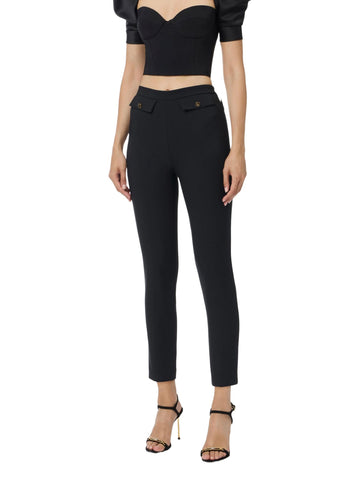 Elisabetta Franchi Pantalone slim in crepe