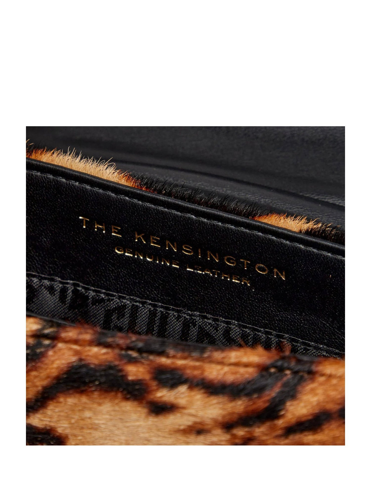 Borsa a tracolla mini kensington in cavallino animalier