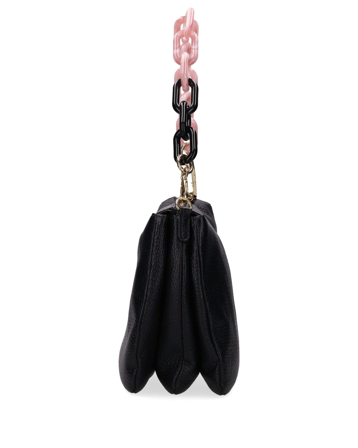 Borsa a Spalla con Maxi Catena Bicolore