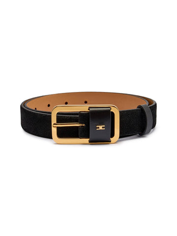 Elisabetta Franchi Cintura scamosciata con fibbia 2,5 cm