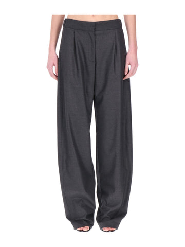 Pantalone Affusolato con Pieghe sul Davanti