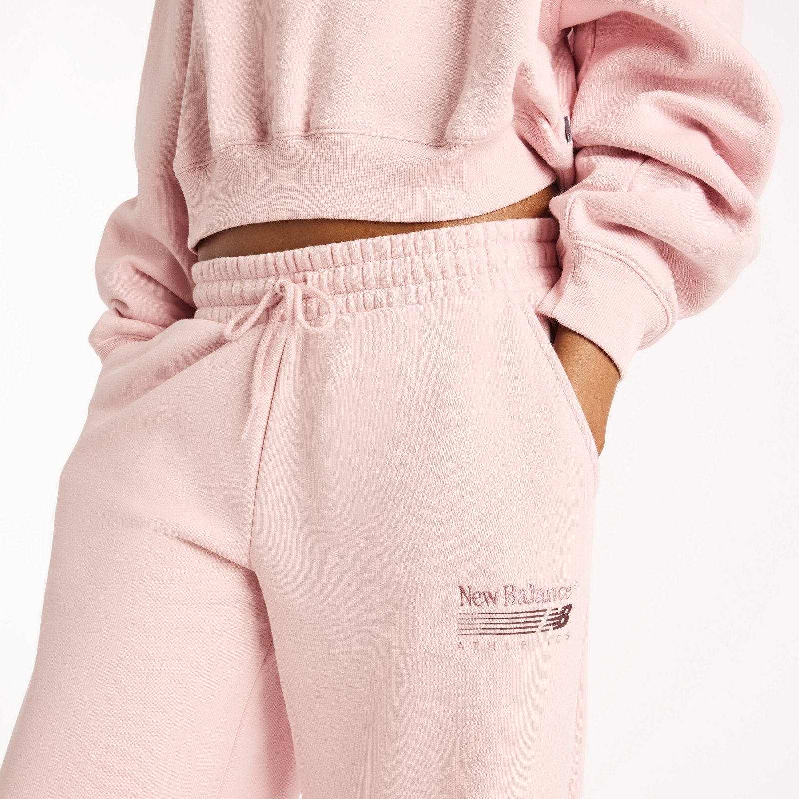 New Balance Pantalone Tuta Trackside Fleece