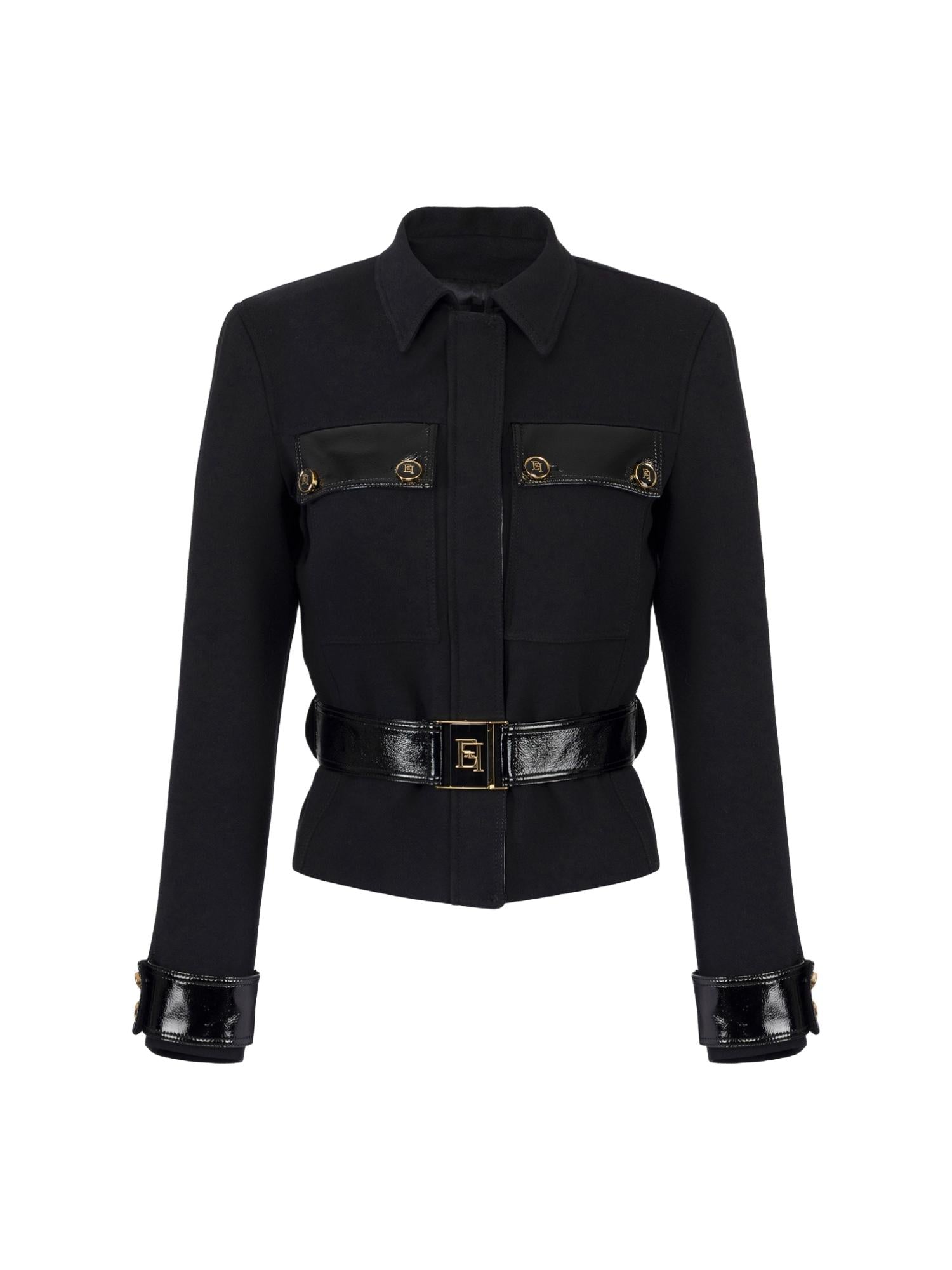 Elisabetta Franchi Giubbotto con cintura