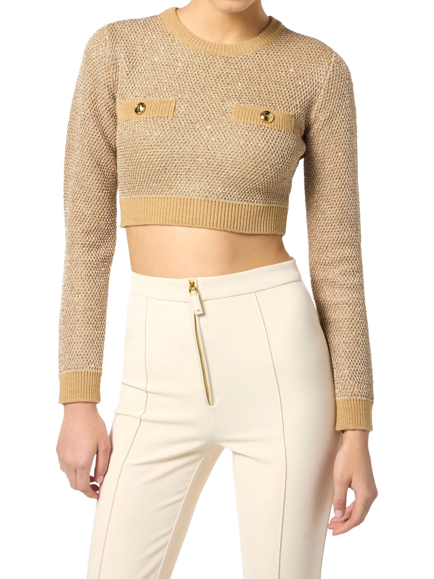 Elisabetta Franchi Maglia con paillettes