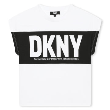 DKNY T-shirt con banda logo