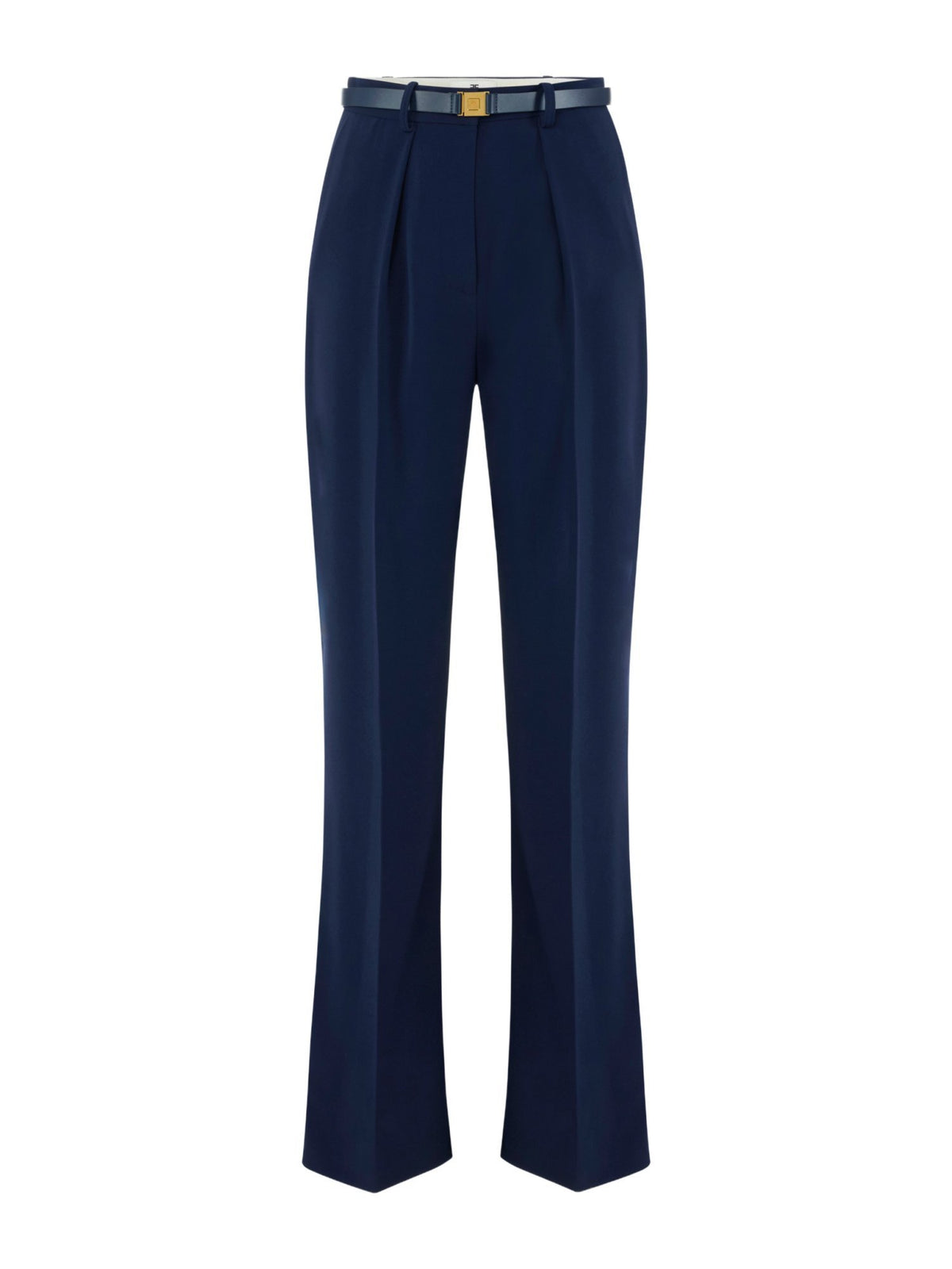 Pantaloni in crêpe leggero con cintura
