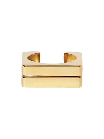 Elisabetta Franchi Bracciali rigidi con logo inciso