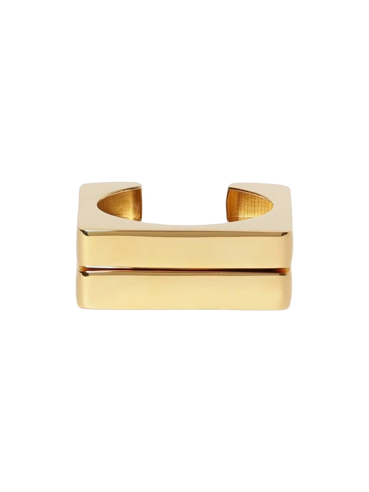 Elisabetta Franchi Bracciali rigidi con logo inciso