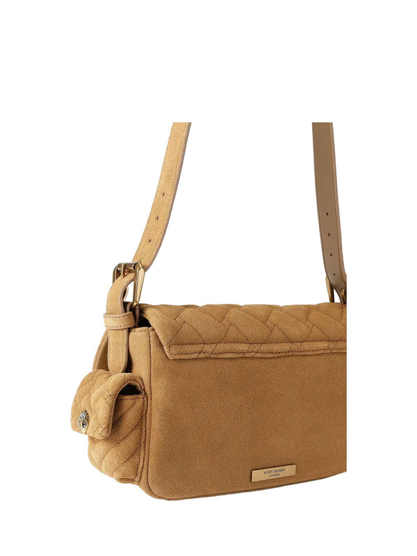 Borsa a tracolla kensington multitasche in pelle scamosciata