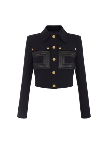Elisabetta Franchi Veste avec détails logo