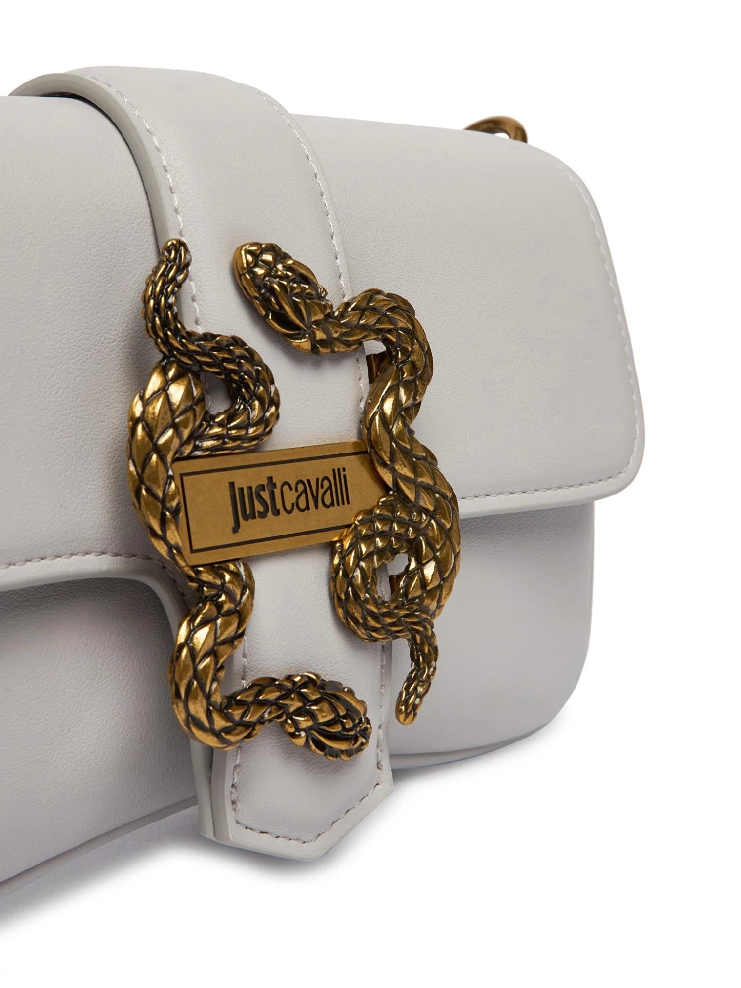 Just Cavalli Borsa con fibbia snake