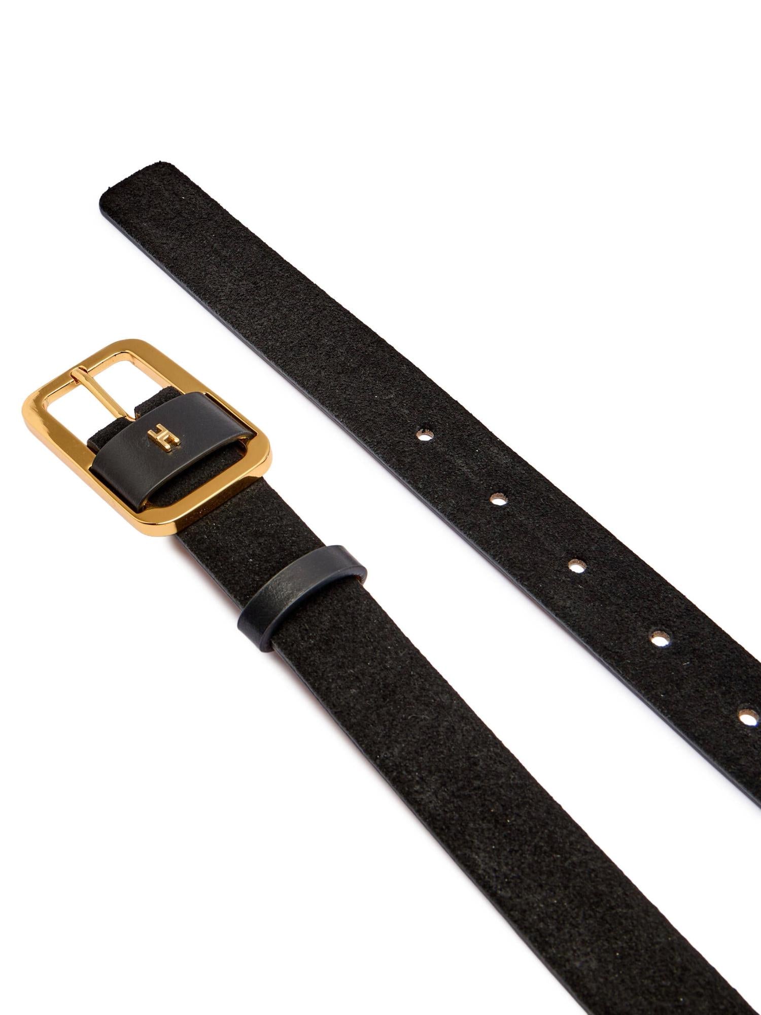 Elisabetta Franchi Cintura scamosciata con fibbia 2,5 cm