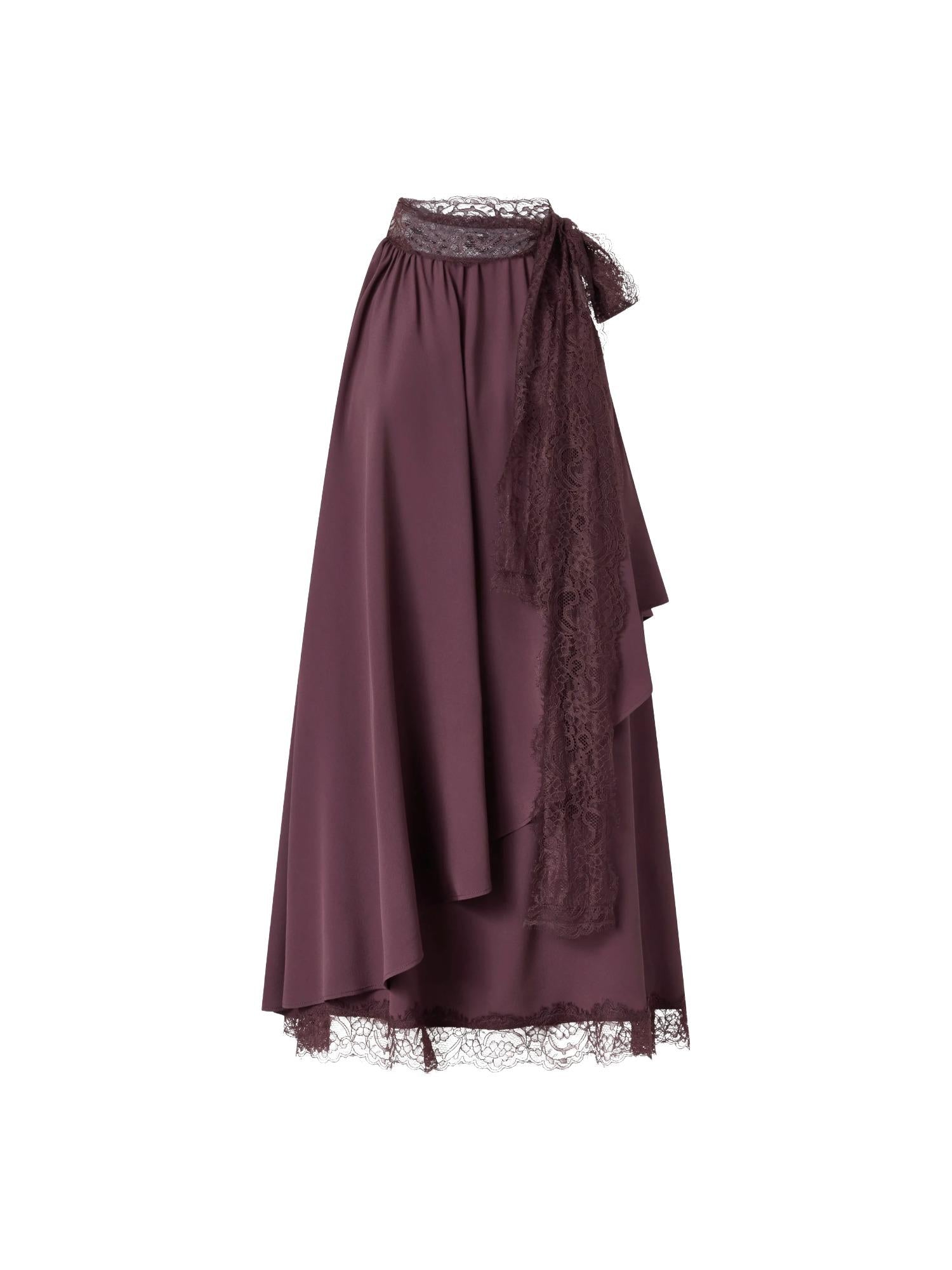 Pinko Abito con inserti in pizzo Mirtillo