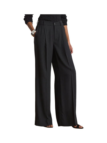 Pantaloni a gamba larga in georgette dolcuppo-face