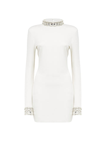 Blugirl Abito corto con dettagli gioiello