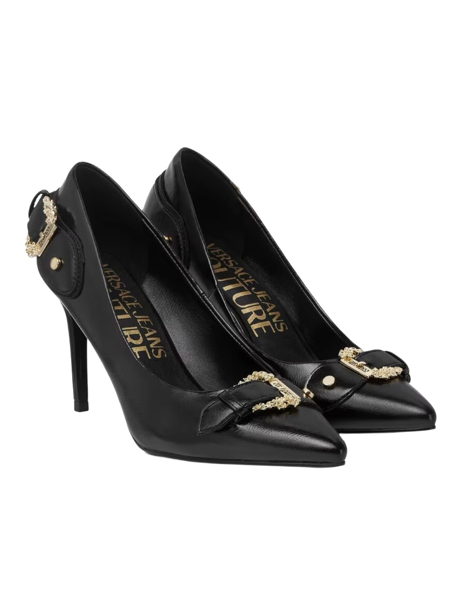 Versace Jeans Couture Decolletè con fibbie Baroque 9 cm