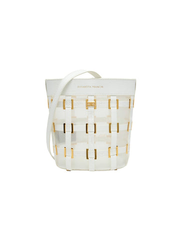 Elisabetta Franchi Borsa a secchiello in rete