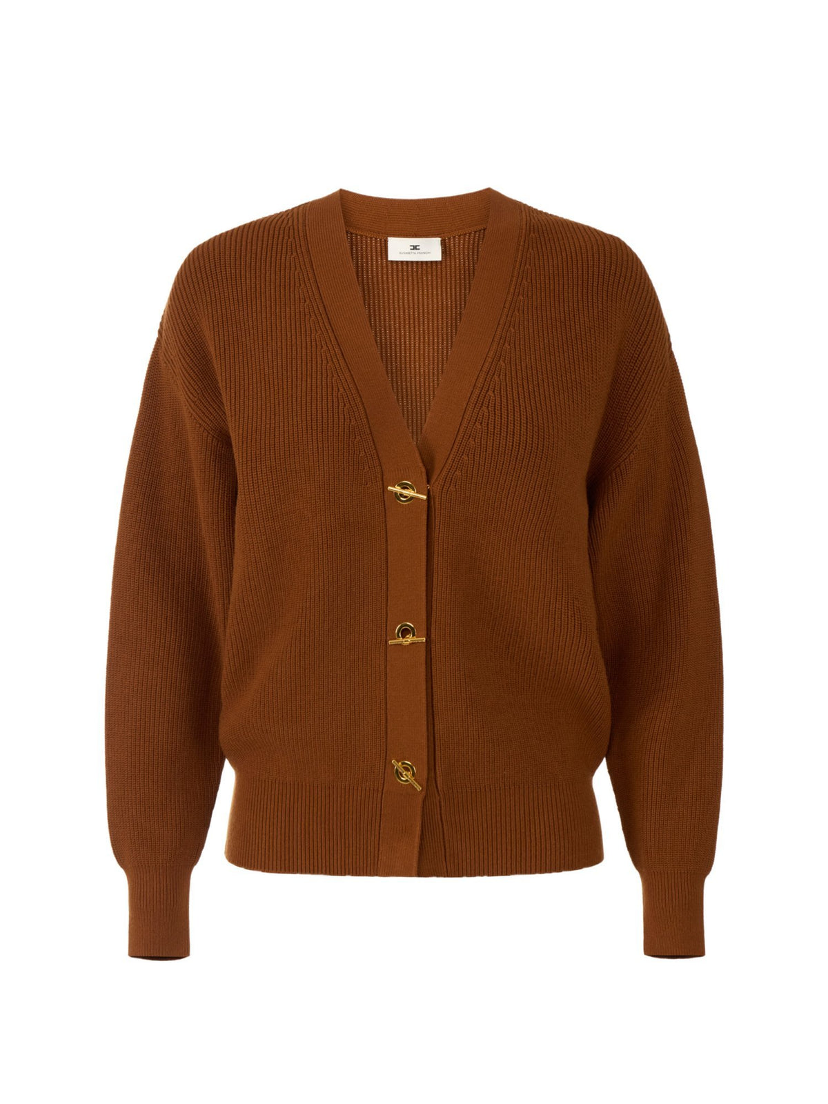 Cardigan in maglia con bottoni gioiello