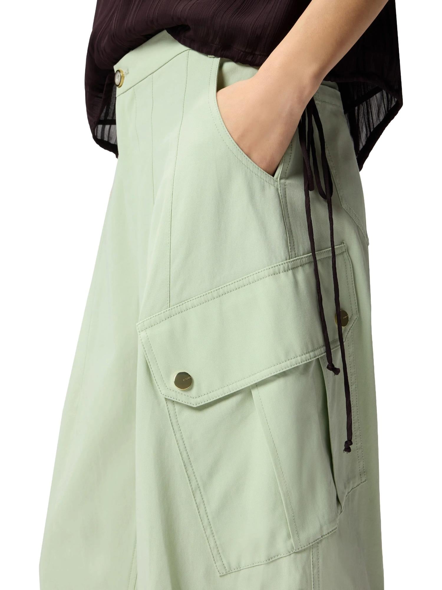 Pinko Pantalone cargo in twill Rosalin