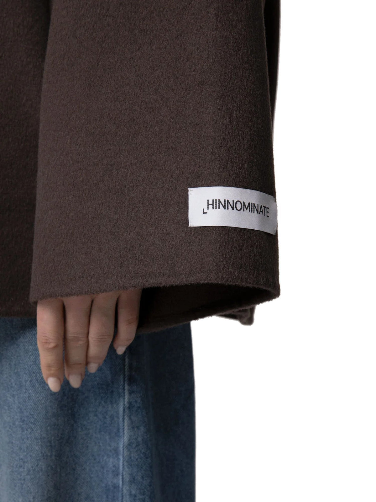 Cappotto corto double in panno