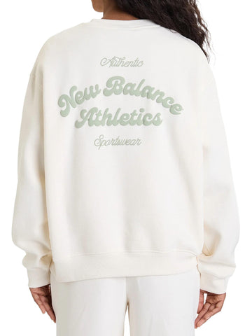 New Balance Sweat-shirt à col rond Linear Heritage