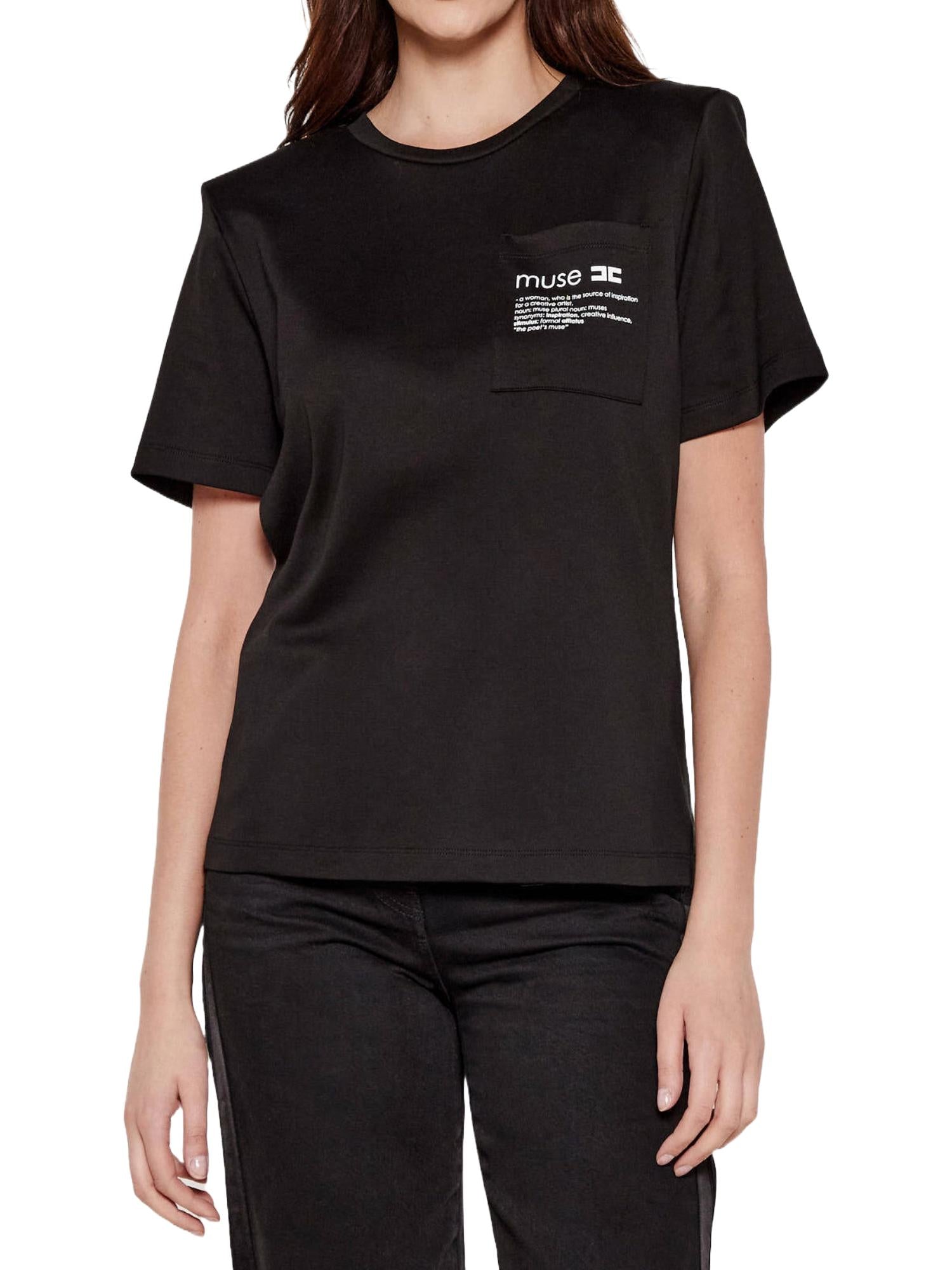 Elisabetta Franchi T-shirt con taschino