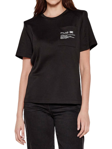 Elisabetta Franchi T-shirt con taschino