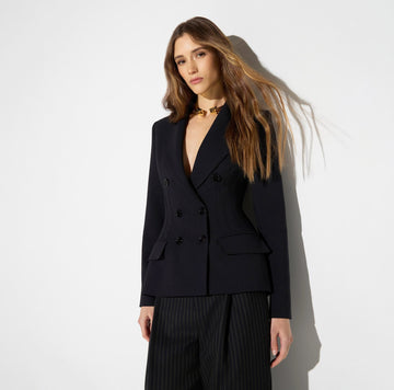 Giacca in crêpe leggero