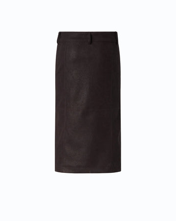 Pinko Gonna Longuette a Matita in Tessuto Nabuk donna